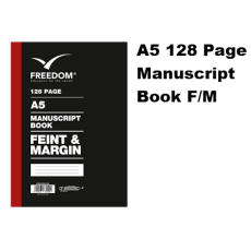Freedom 128 pages A5 Manuscript Books F/M
